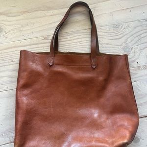 Madewell leather tote bag